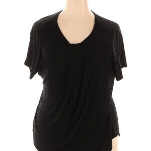 Classic Black Short Sleeve Tee with Soft Cotton Fabric